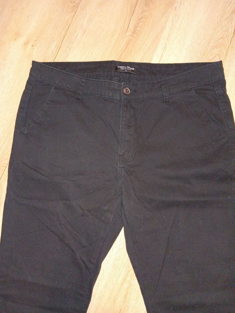 Czarne spodnie tom&rose rozmiar L