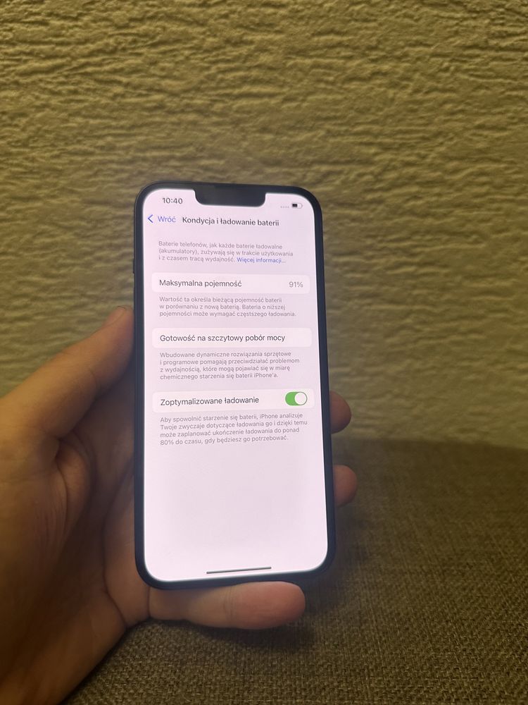 Iphone 14 128gb 91% bateria, gwarancja