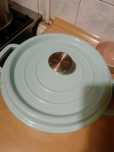 Garnek VINTAGE Cuisine Miętowy 26 cm