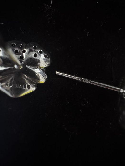 Kolczyki bratki pandora