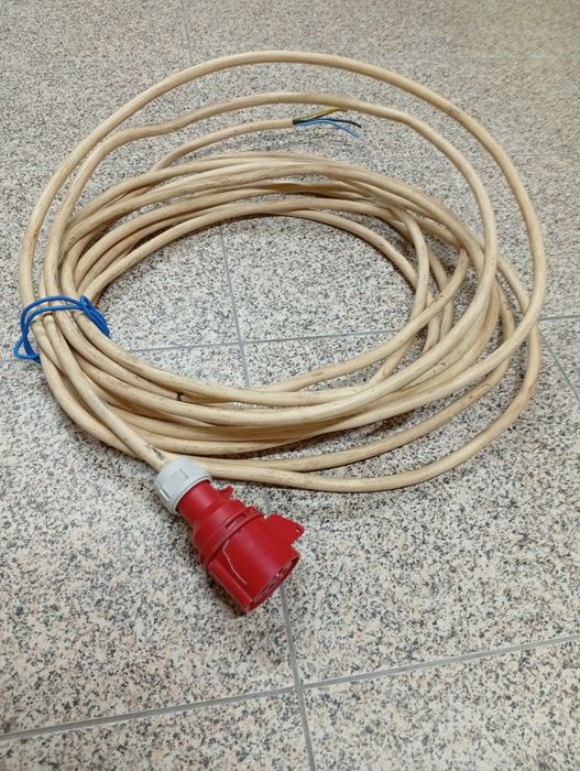 Cabo trifásico creme 4vias 4mm 12metros