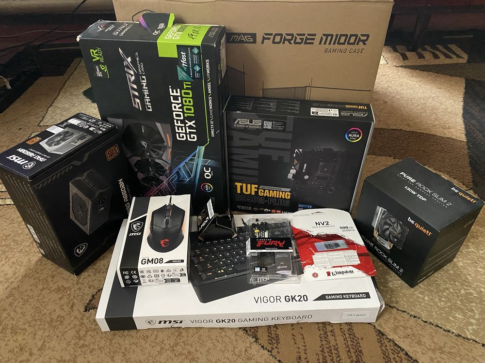 Ігровий PC + монітор + клавіатура + миша