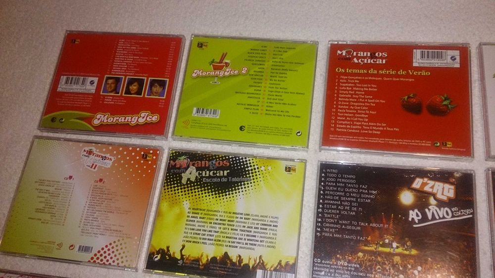 séries portuguesas (morangos com açúcar, just girls) cds