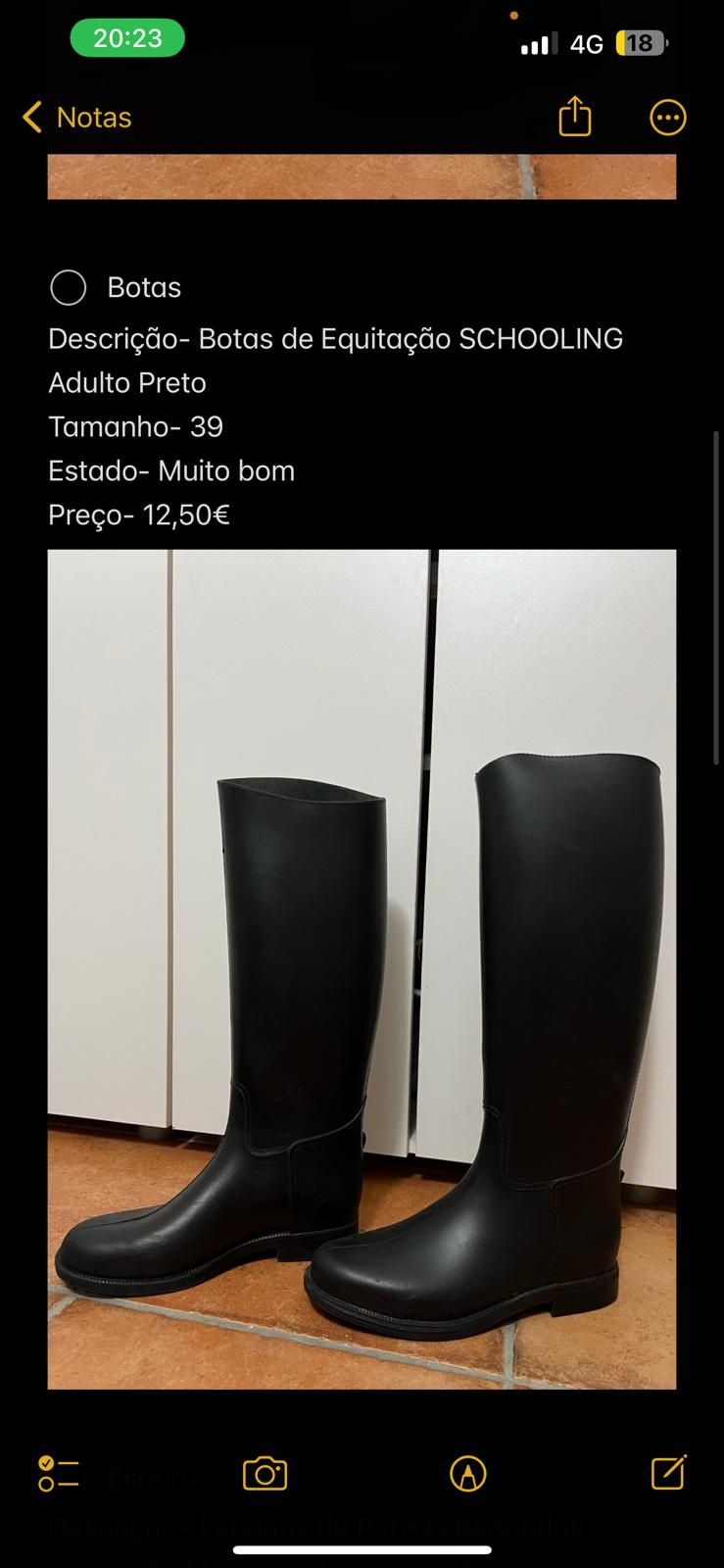 Material equitação