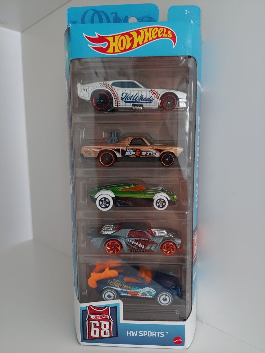 HotWheels Hot Wheels hw sports GTN37 resoraki 5pak kolekcjonerskie