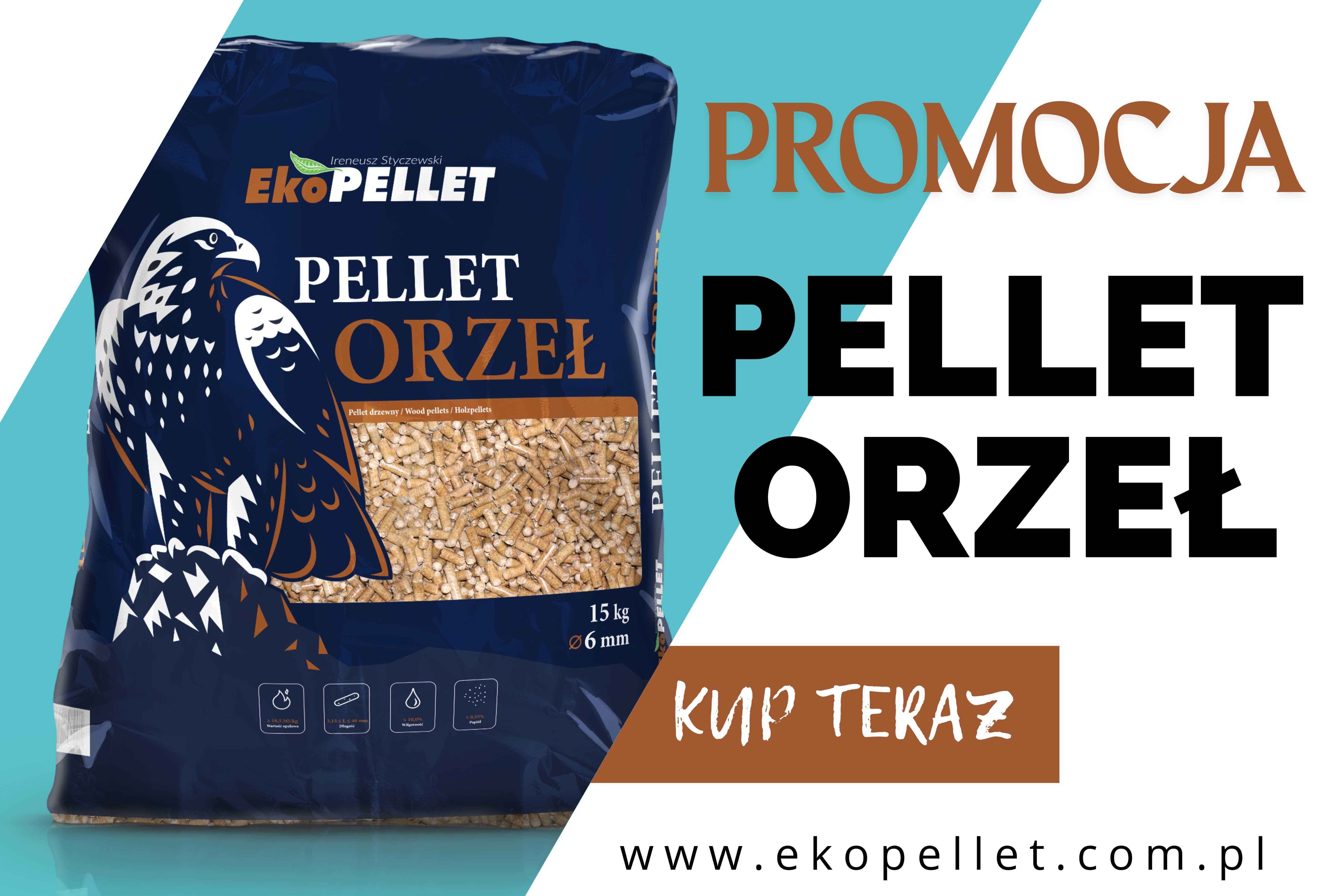 Pellet sosnowy Orzeł  A1 – najwyższa jakość, czyste spalanie!