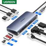 UGREEN 9в1 Hub Type-C 4K RJ45 PD100W USB-C хаб / Macbook Pro/ Air Ipad