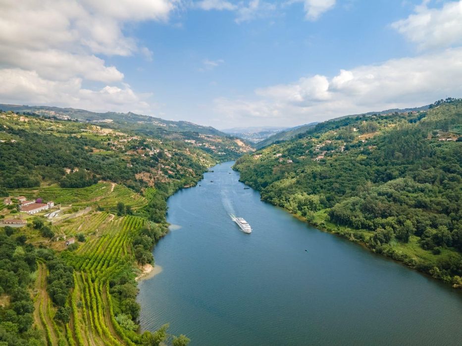 Terreno urbano com vista para o rio douro