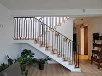 Balustrady wewnętrzne・Balustrady schodowe・Barierki na schody ・Harfa