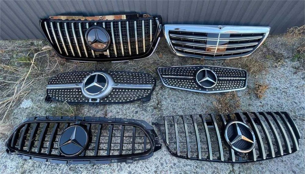 Решотка радиатора mercedes, решітка мерседес, решетка, решетки мерс