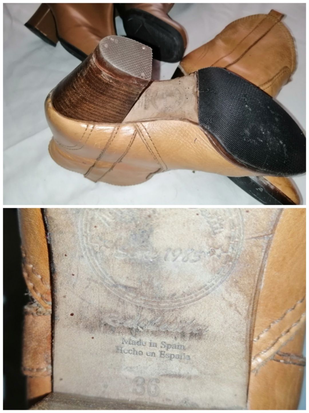 Duas botas tamanhos 36
