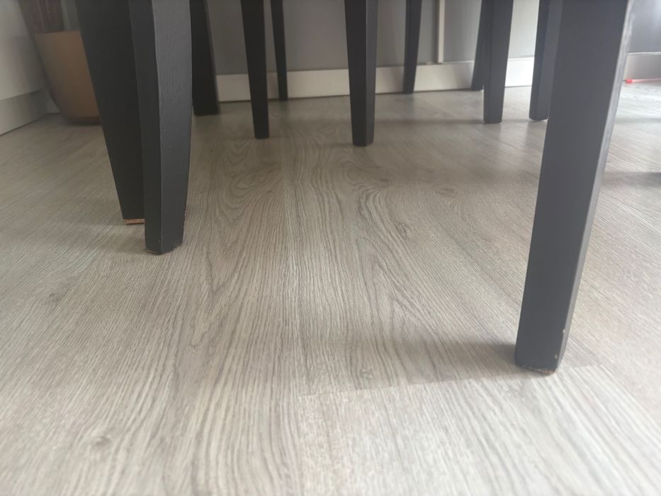 Conjunto ikea mesa extensível 4 cadeiras