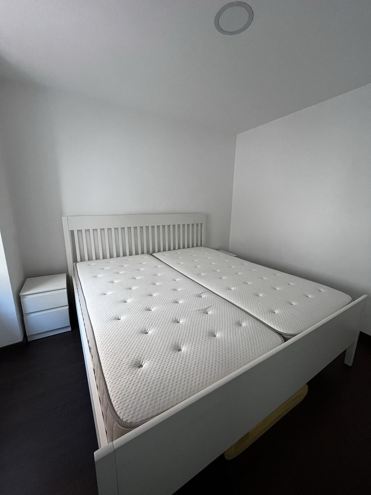 Cama e colchão como novos