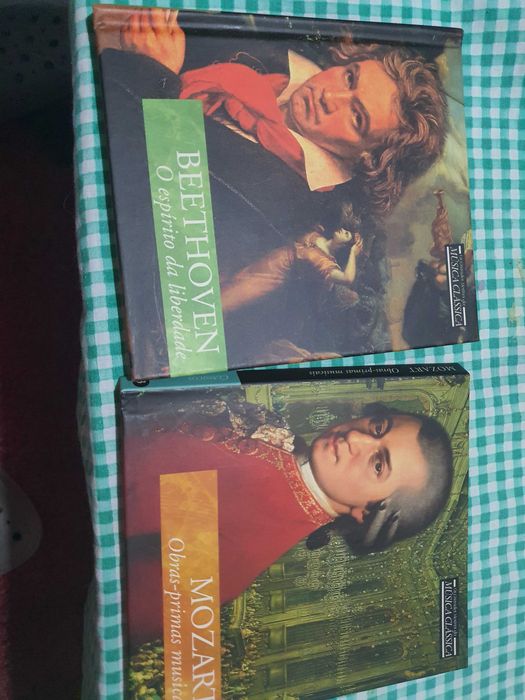 2 cds música Mozart e Beethoven