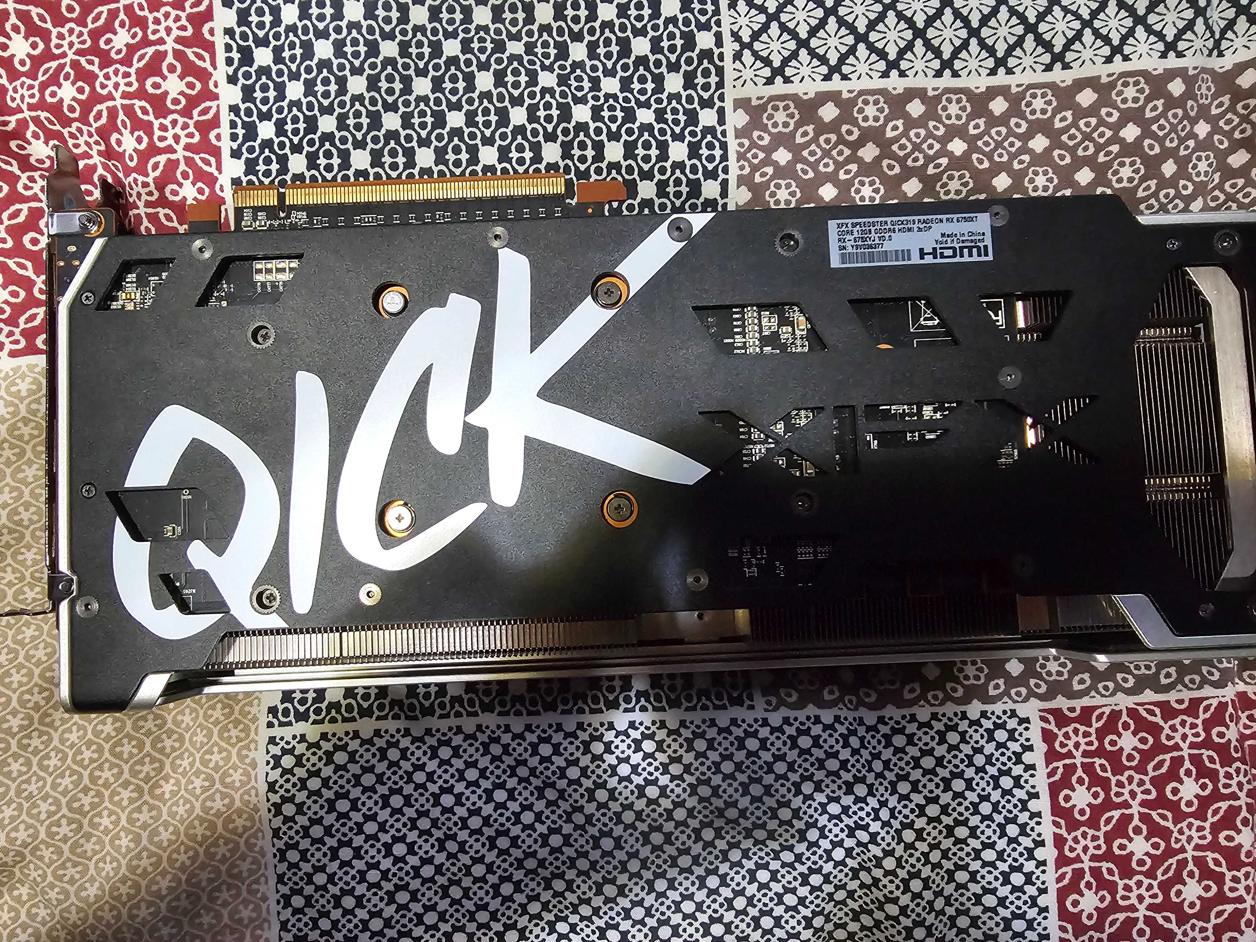 Rx 6750xt xfx oc 3fan edition black