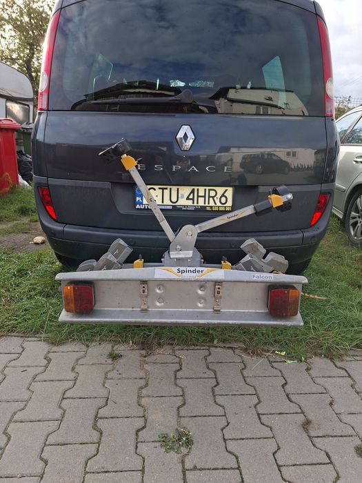 Bagażnik na 2 rowery na hak uchylny