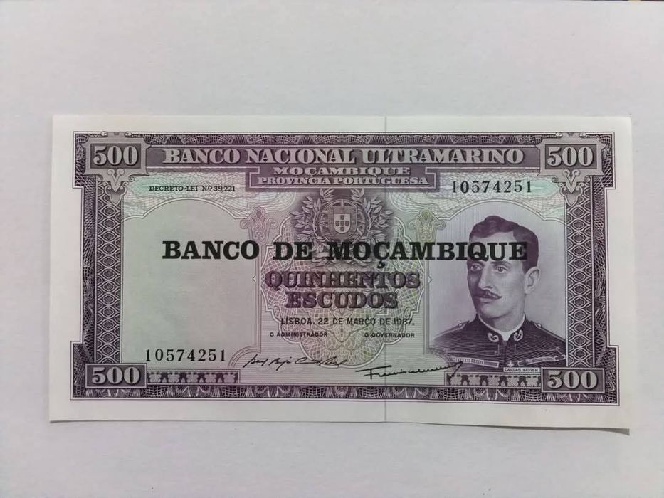 Notas Moçambique UNC