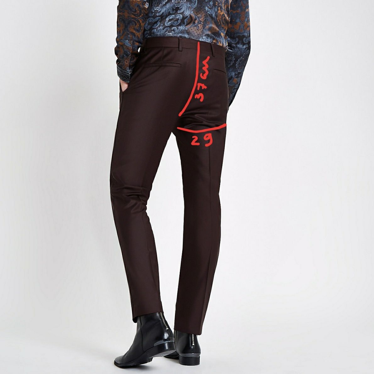 Чоловічі брюки, завужені штани River Island, костюм Asos
