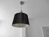 Lampy czarne i chrom