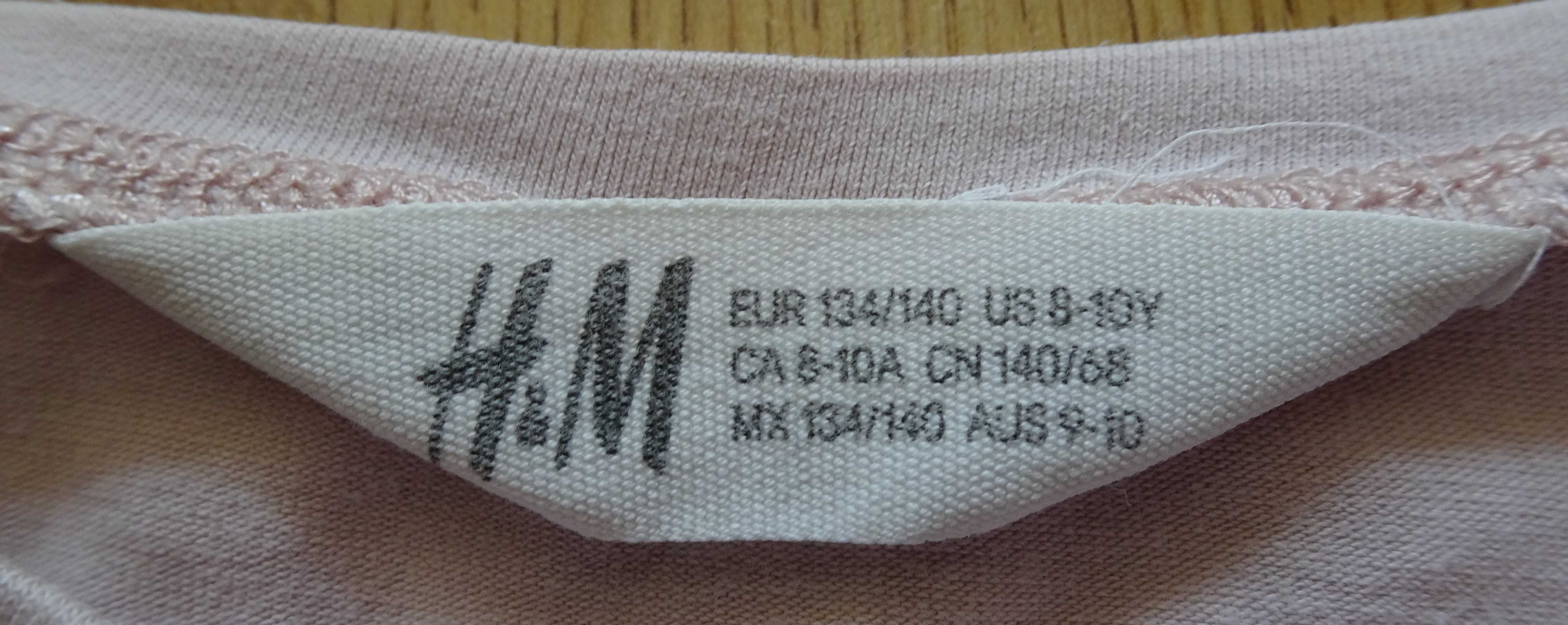 H&M bluzka dziewczęca 9/10 lat rozmiar 134/140