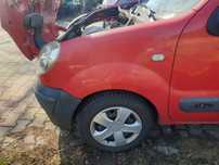 Błotnik lewa strona Kangoo I kolor czerwony