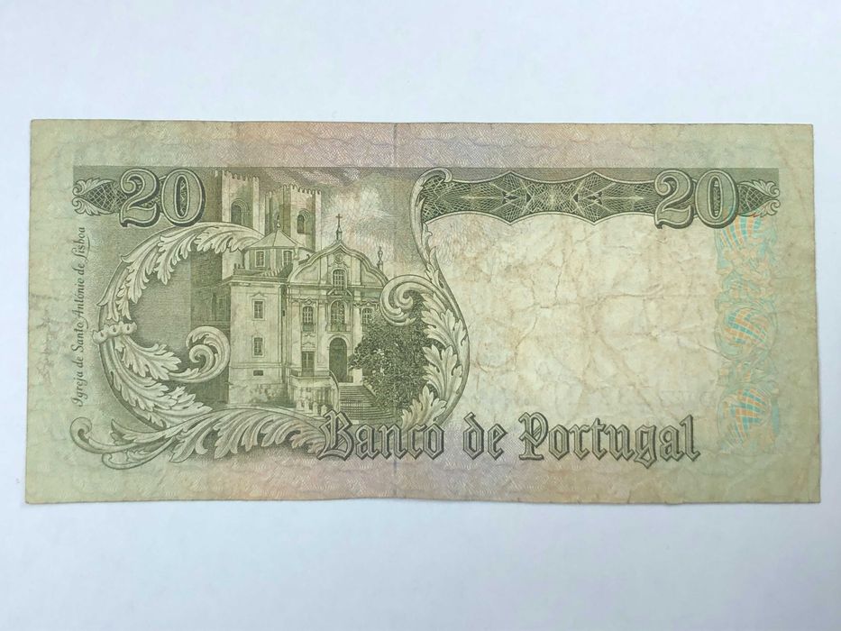 Portugal 20 Escudos 1964 Chapa 7