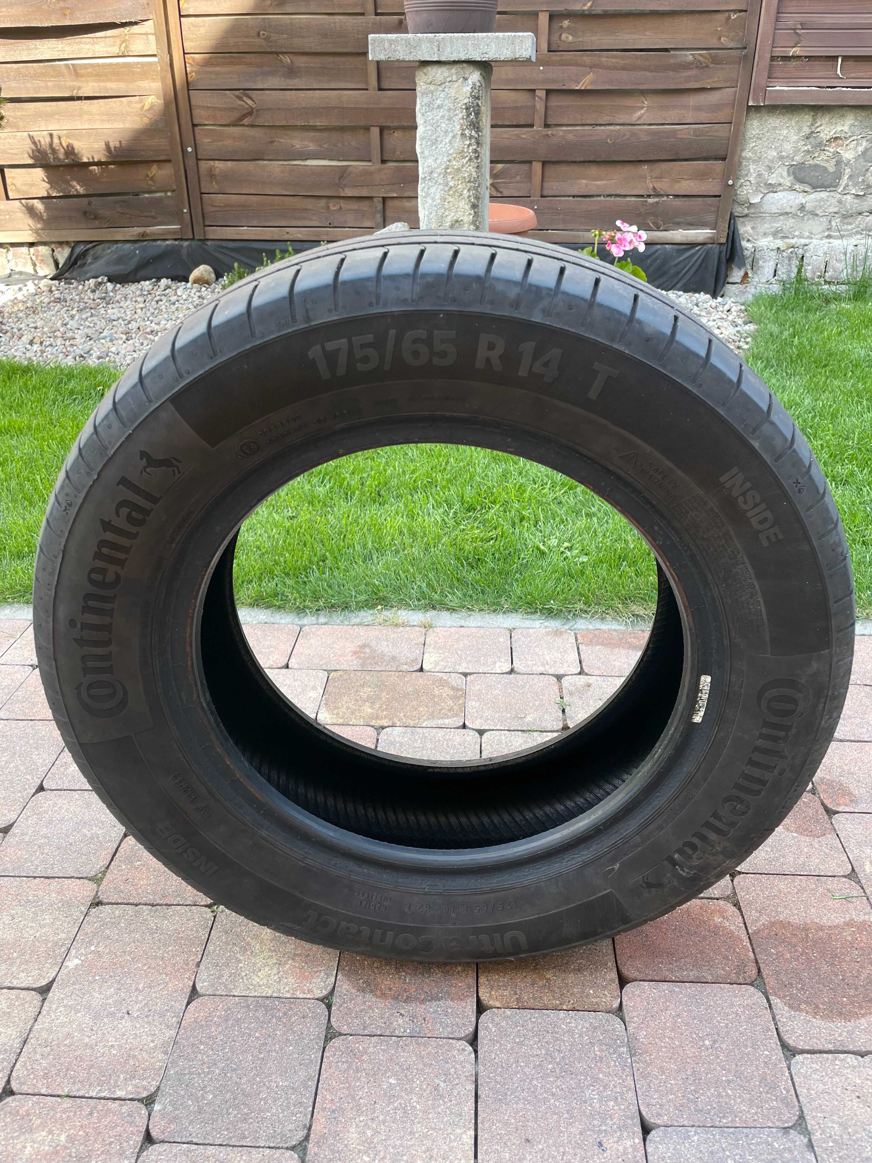 Opony letnie komplet Continental UltraContact 175/65 R14 stan idealny