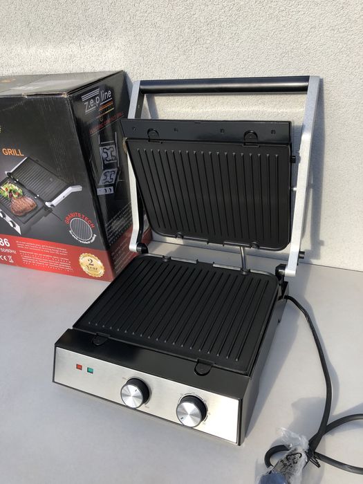 Гриль електрична Zepline 3500W Сендвічниця гриль електричний