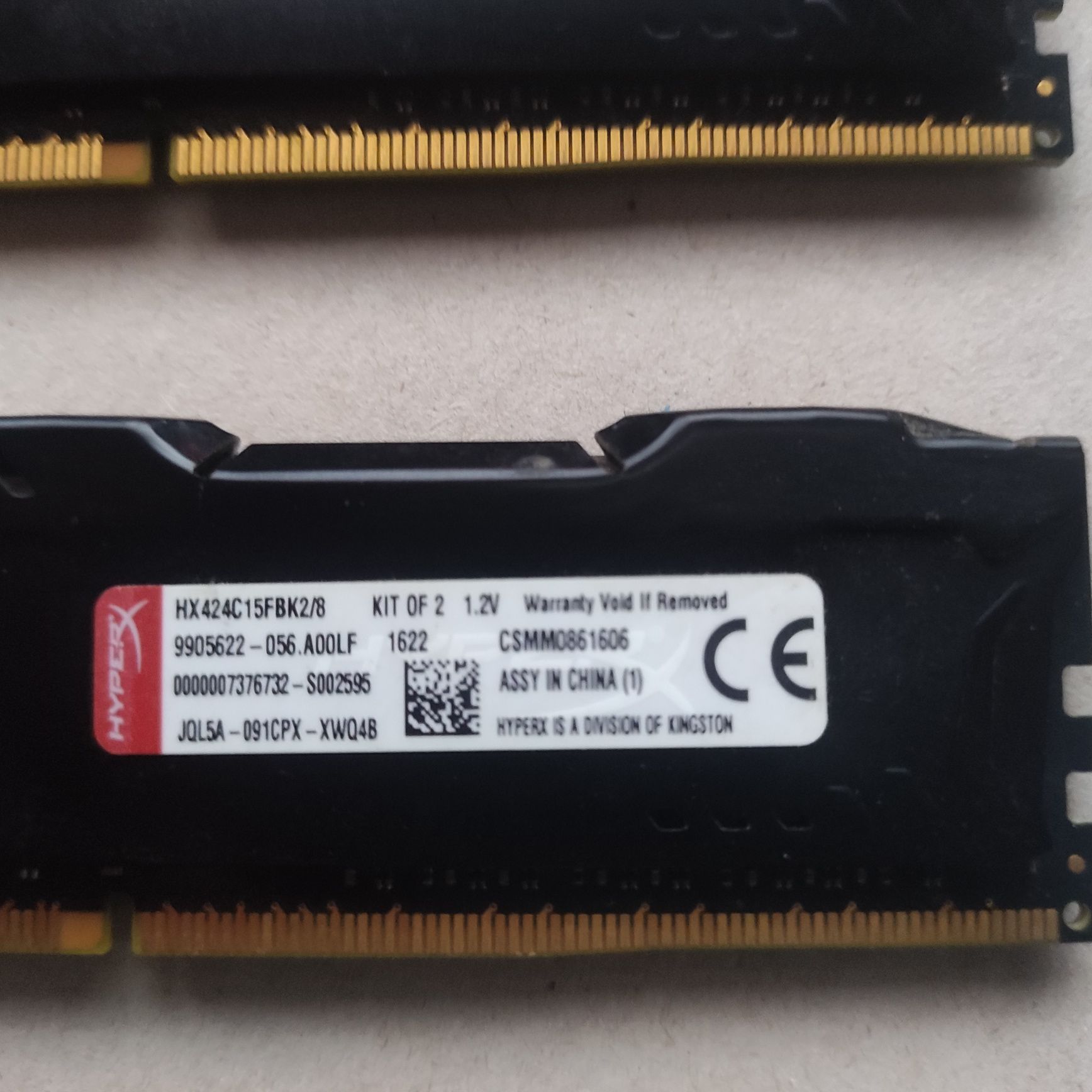 Memória RAM HyperX Fury 8GB DDR4
