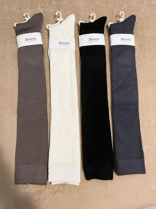 Теплі гольфи до колін ,гольфи -заколінки,різні види 36-41 розмір