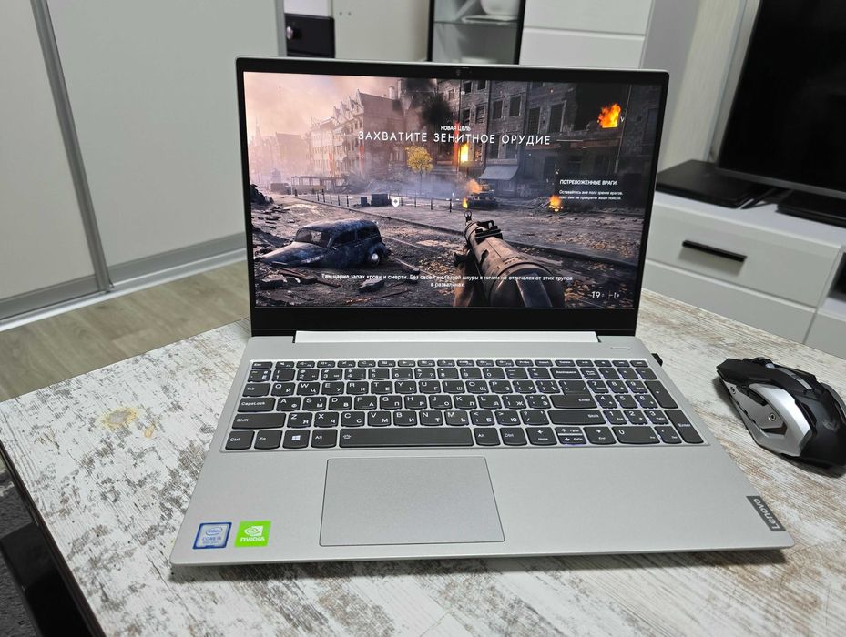 2022г Игровой Lenovo (Nvidia MX230/Core i5 8-gen/12GB/SSD+HDD/АКБ 7ч)
