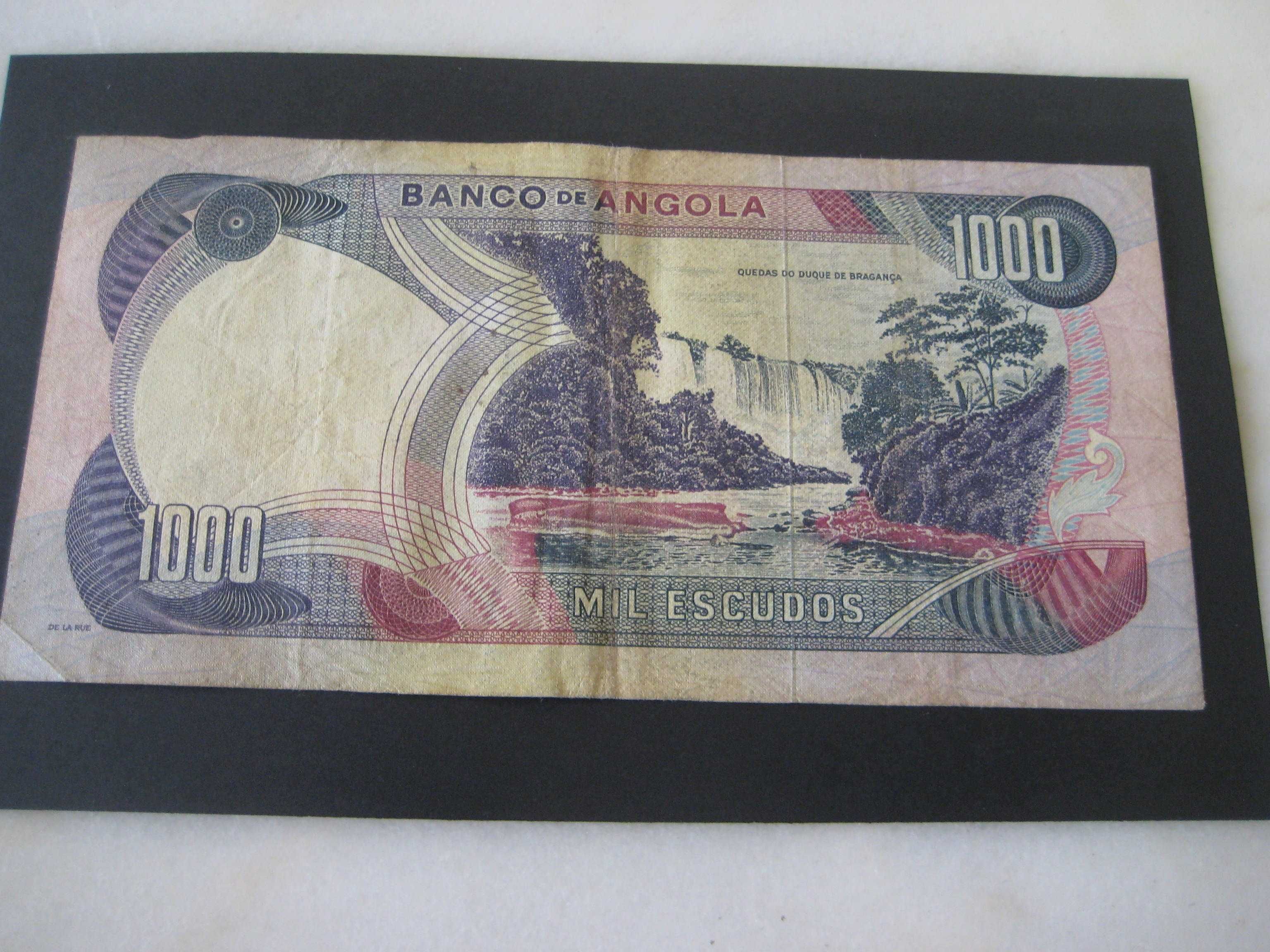 Nota Mil Escudos, Banco de Angola, 1972