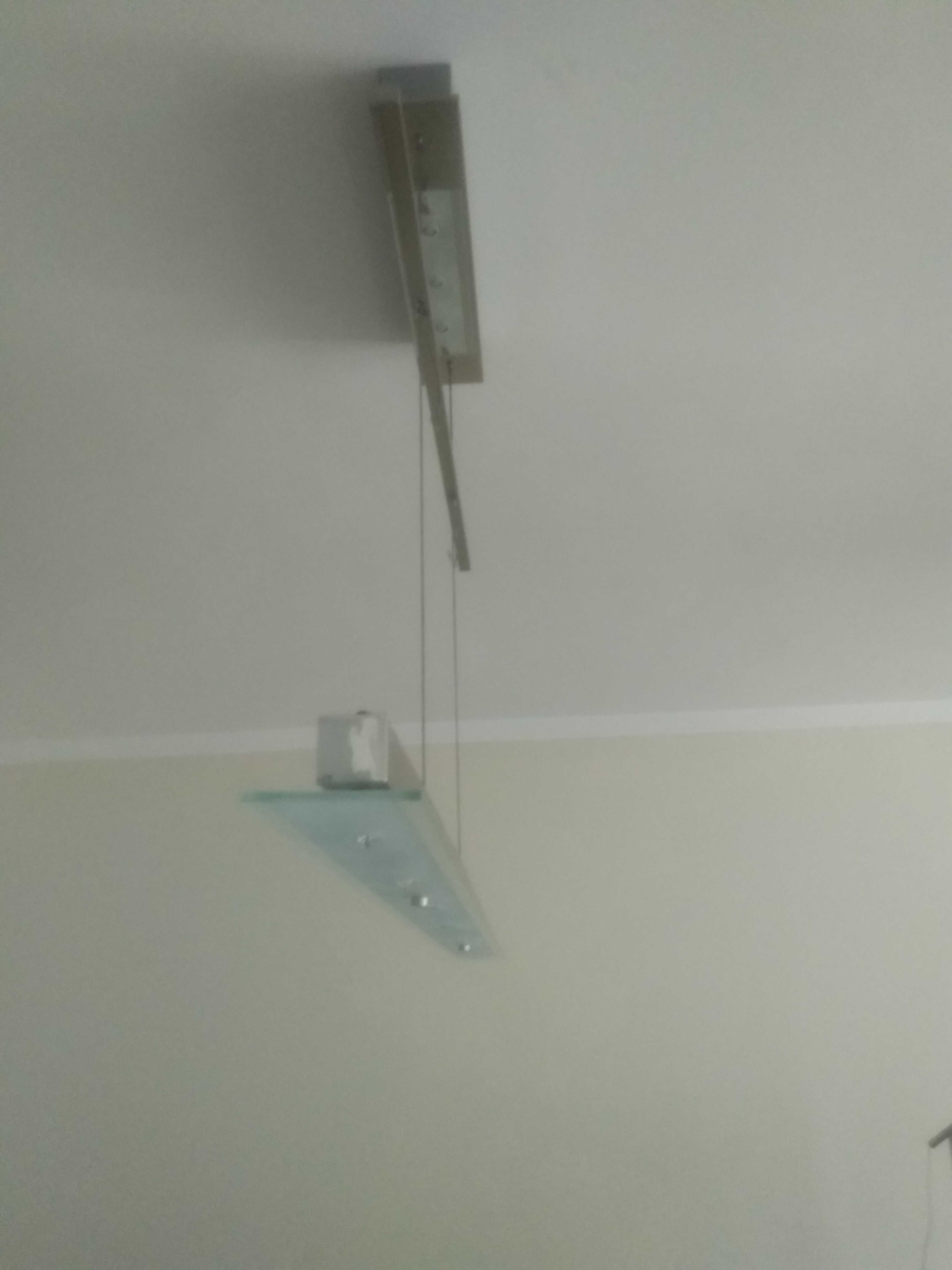 Vendo candeeiro de suspensão de teto para sala com 10 pontos de luz