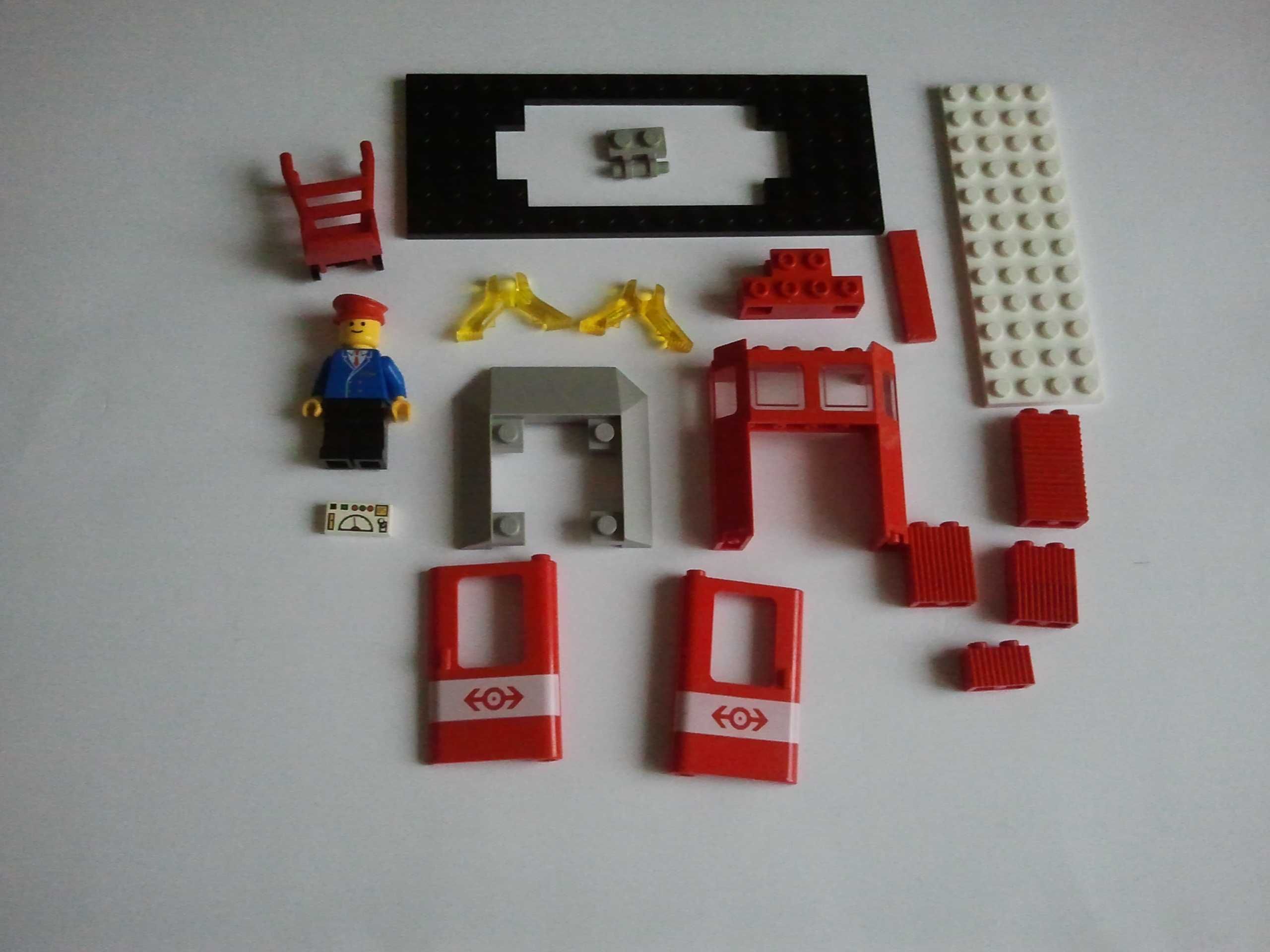 części lego do lokomotywy 4563