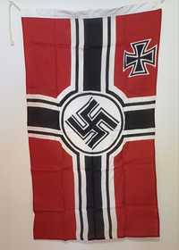 PROMOÇÃO--Bandeira KRIEGSMARINE algodão NOVA Alemanha nazi-suástica