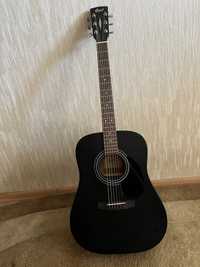 Акустическая гитара черного цвета  Cort AD810 (black satin)