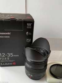 Obiektyw Panasonic 12-35 F2.8 II + filtr ND Marumi
