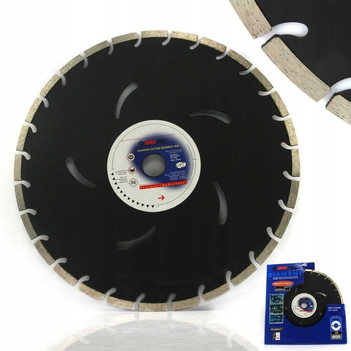 Tarcza diamentowa do kostki betonu SEGMENT segmentowa 400mm 32 400x32