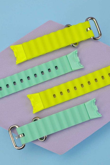 Силиконовый ремешок Ocean band для Mi Band 8 | 9 | 10 мягкий ми бенд