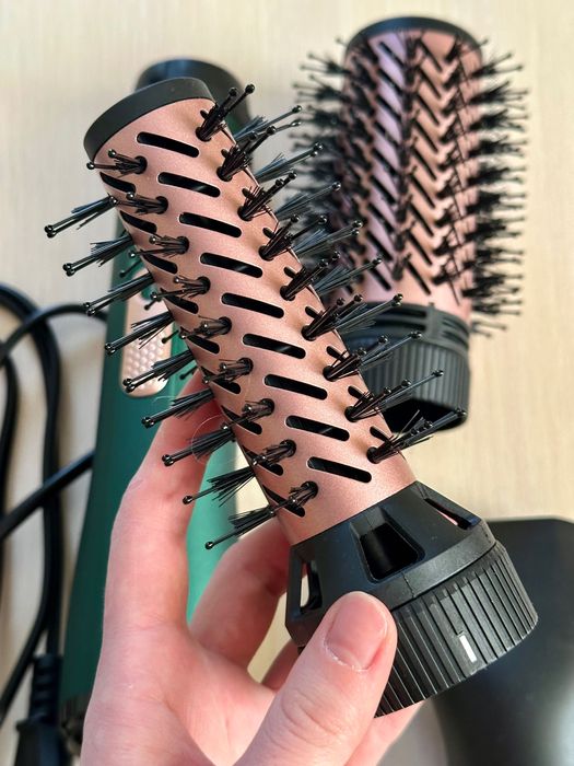 зелена фен-щітка Ksu store