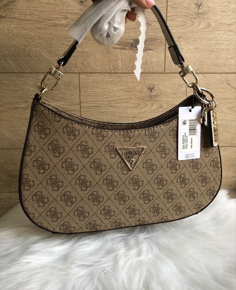 Жіноча сумка guess noelle латте