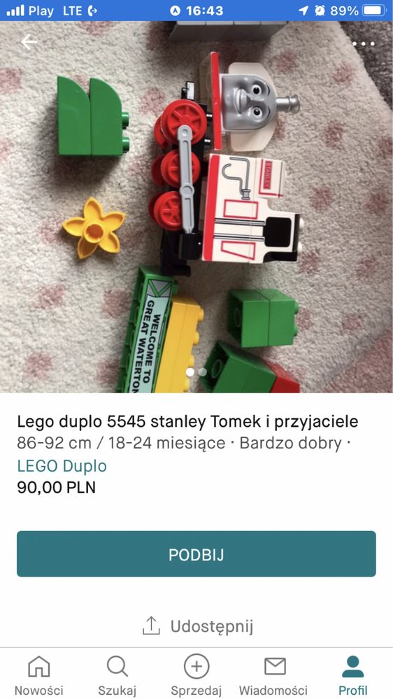 Lego duplo 5545 stanley tomek i przyjaciele