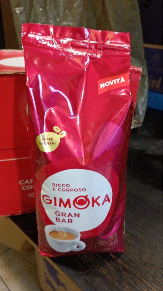 Кава в зернах Gimoka Gran Bar 1кг ІТАЛІЯ