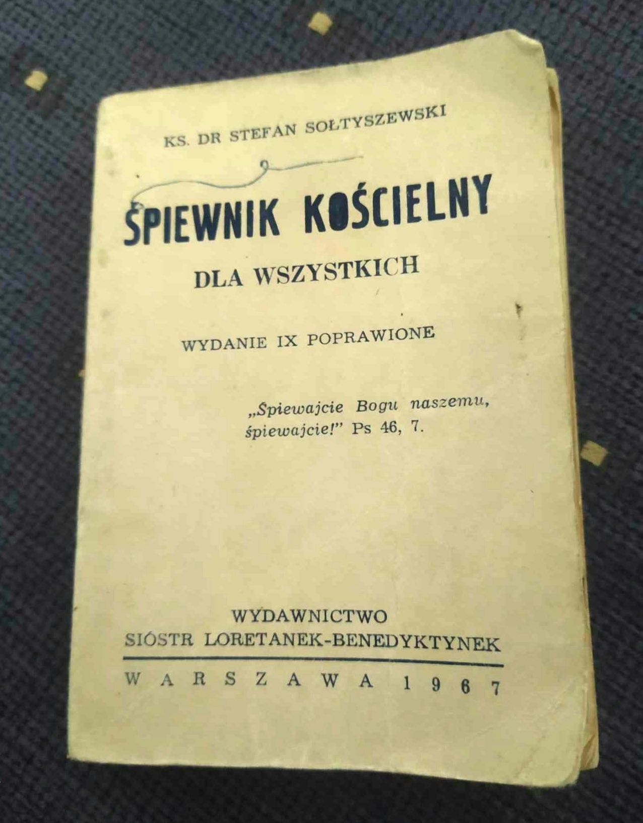 Śpiewnik kościelny, wydanie kieszonkowe, 1967