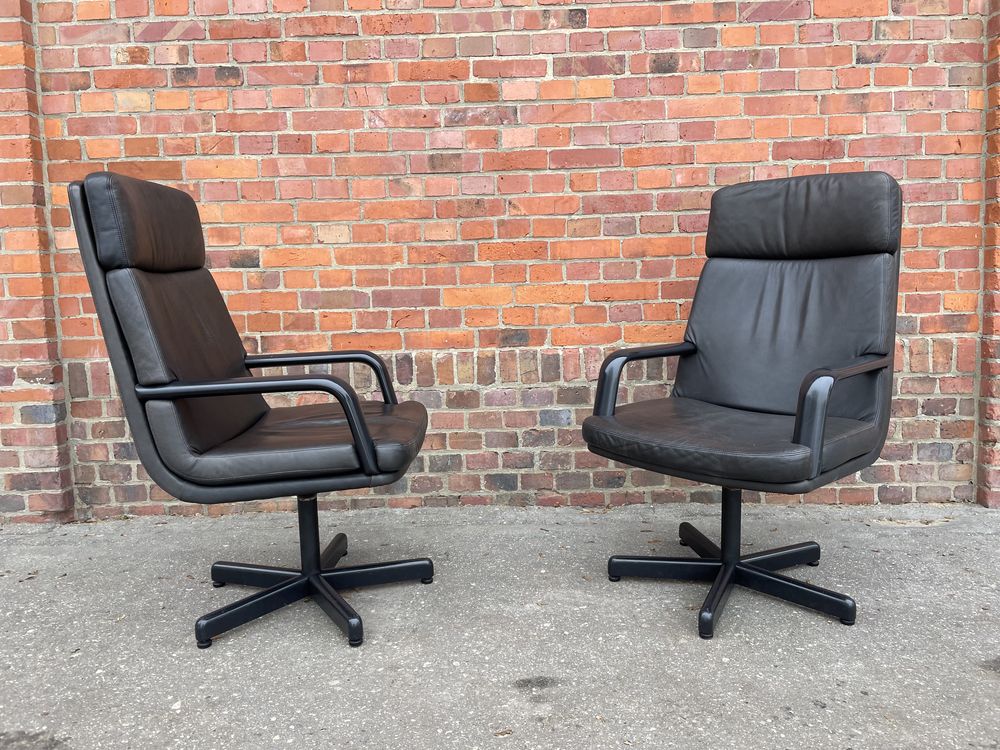 Skórzane fotele „DON” marki Walter Knoll,70s.vintage