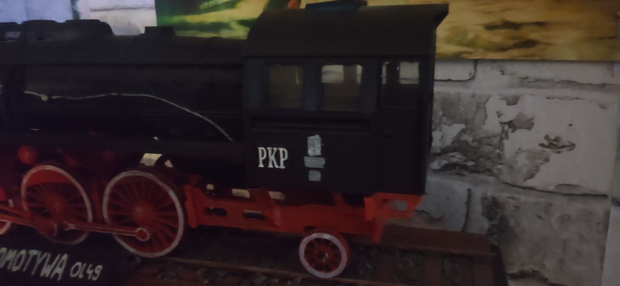 Lokomotywa parowóz model 3d