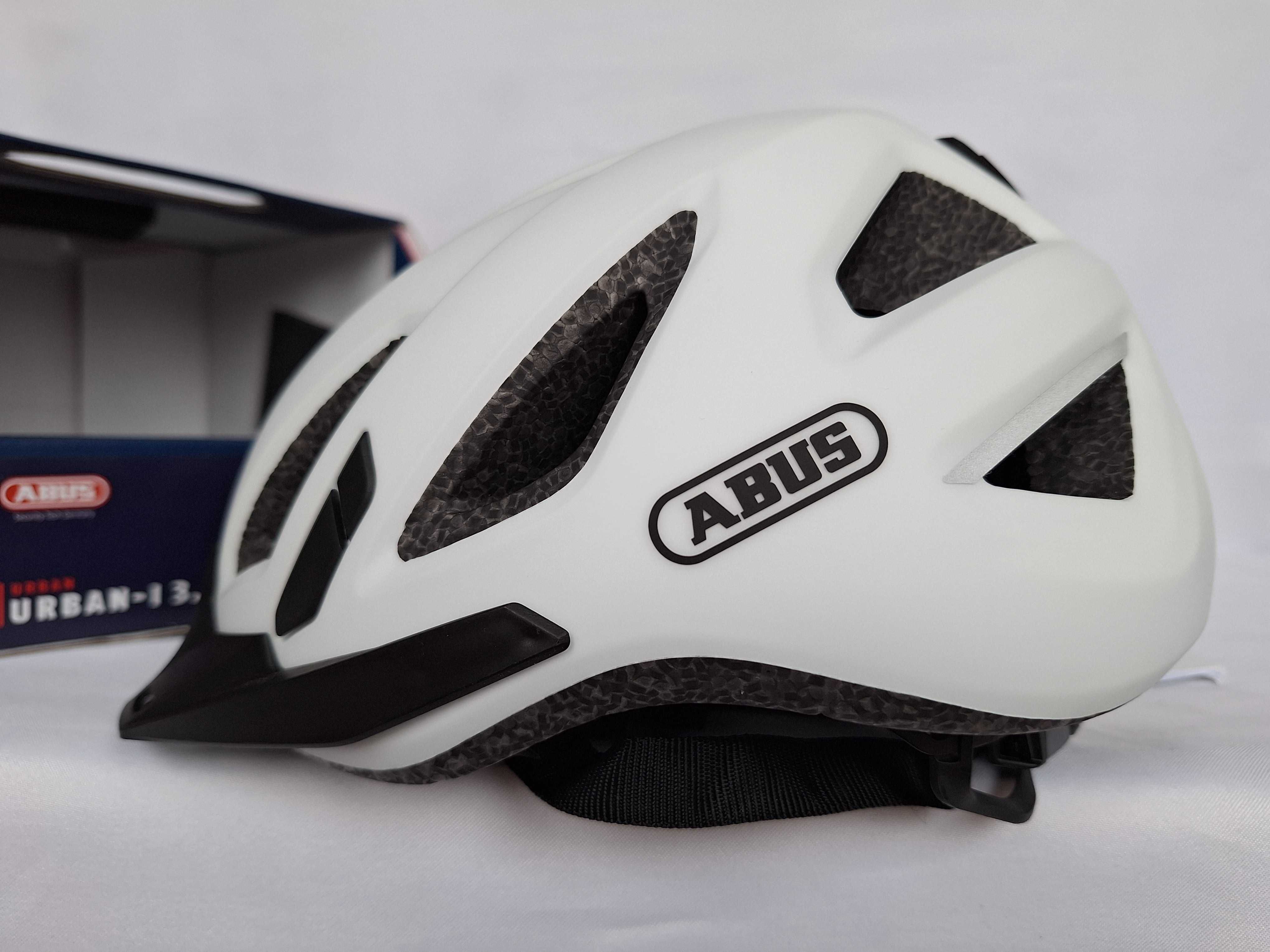 Kask rowerowy Abus Urban-I 3.0 LED Polar White S 51-55cm