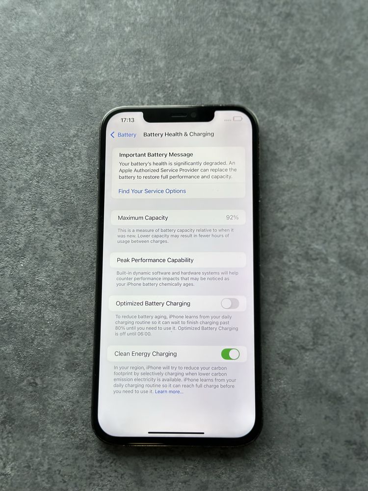 Apple Айфон/Iphone 12pro max 256gb Graphite Неверлок АКБ:92% (425$)