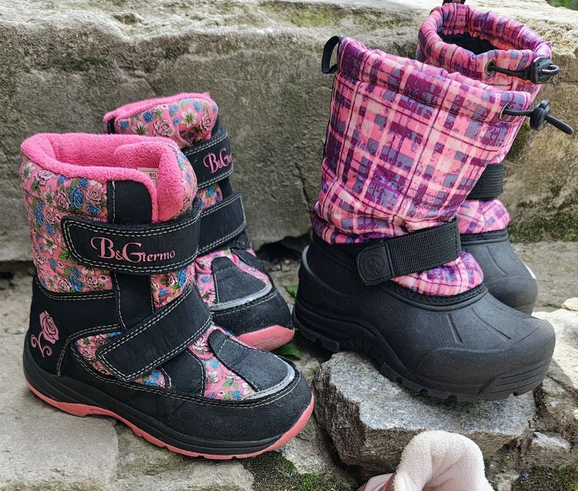 Сноубутсы, сапоги, термоботинки B&G зимние/демисезонные детские