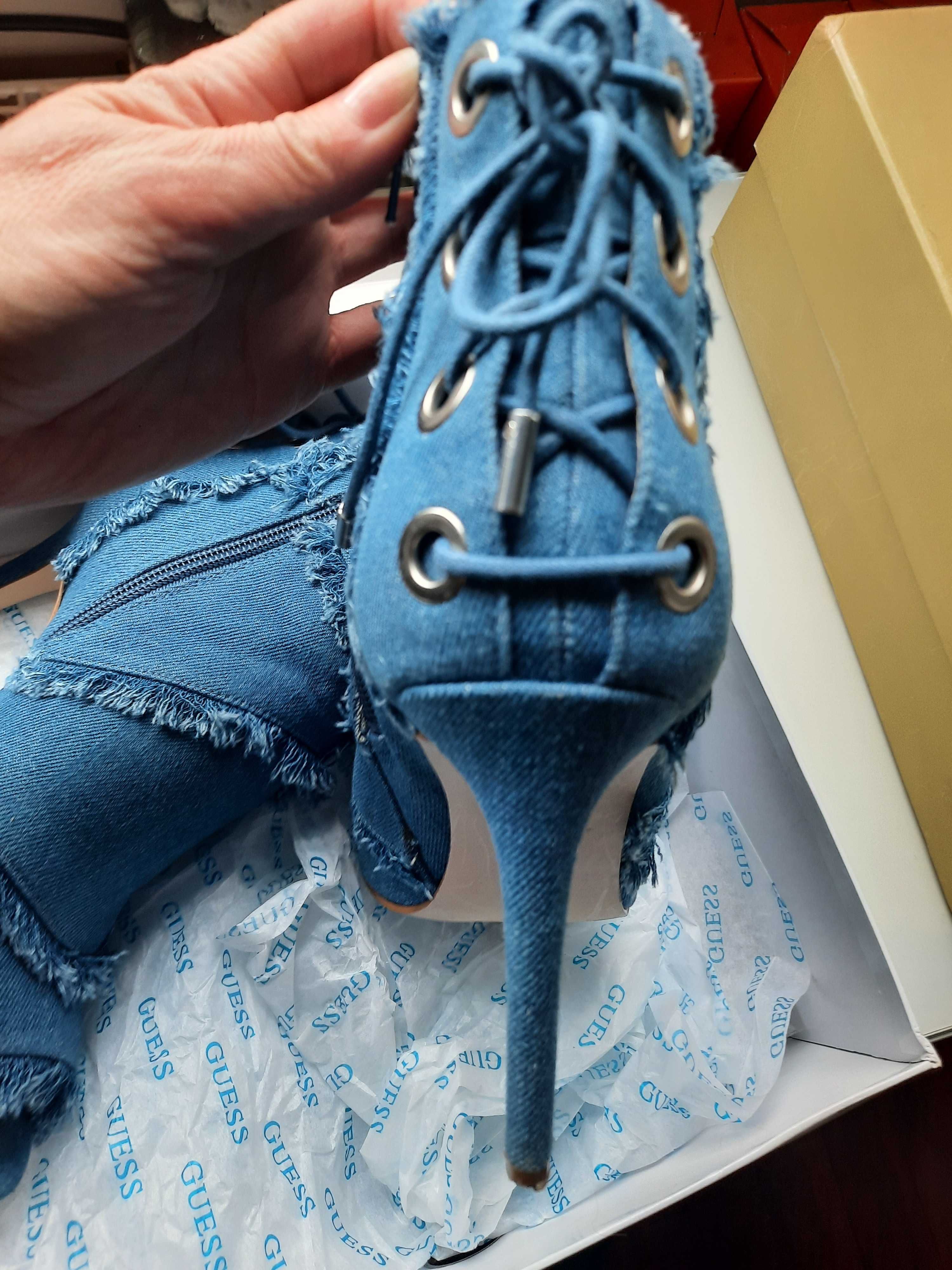 Botki jeans Guess